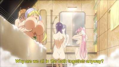 Bath time [Highschool of the Dead]