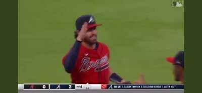 Dansby Swanson Makes an Incredibly Satisfying Play to Get the Out