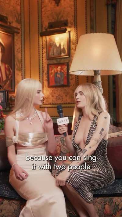 Anya taylor-joy and Cara Delevingne