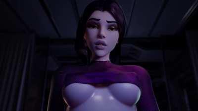 Widowmaker cowgirl animation by (anitrug187)