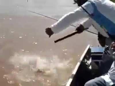 Relaxing fishing day