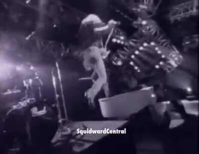 Squidward On A Chair