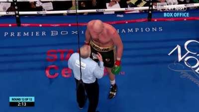 Tyson Fury's Rocky Moment