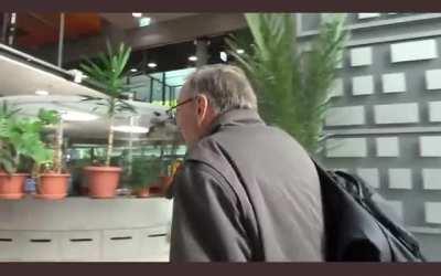 First day to work after winning the Nobel Prize for medicine