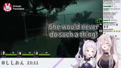 How does Lamy shows her affection?