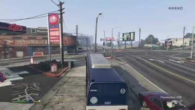 Peep the guy infront of the white truck