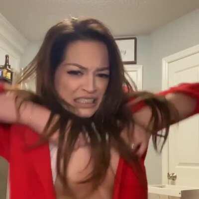 Doing shots and titty-drops