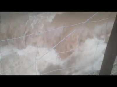 Flooding in Lisbon, Portugal. The second flooding in less than a week