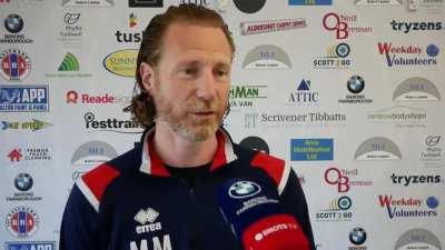 Bizarre post match interview (Aldershot FC)
