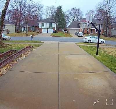 Girl pulls into neighbor’s driveway, says she can’t get out.