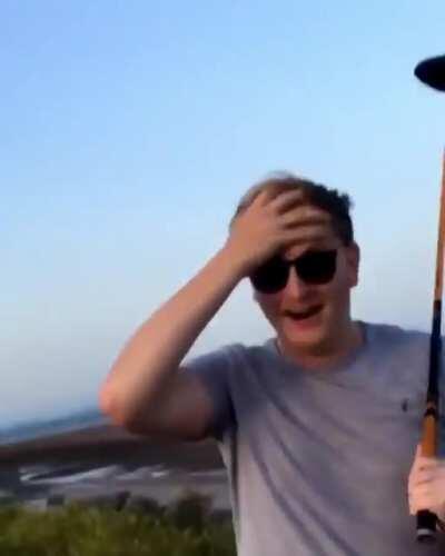 to hit the ball into the ocean