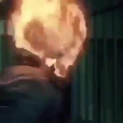 Ghost Rider prison scene