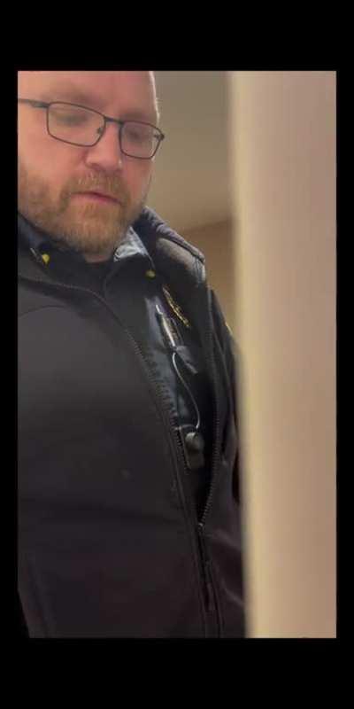 Hotel patron gets an early check out