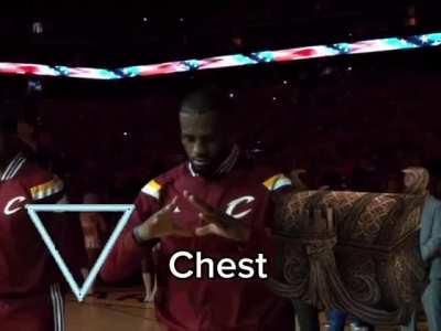 LeBron loves infinity blade