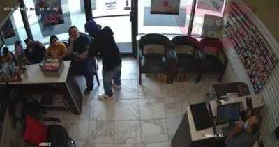 Tries to rob a store. Gets ignored.