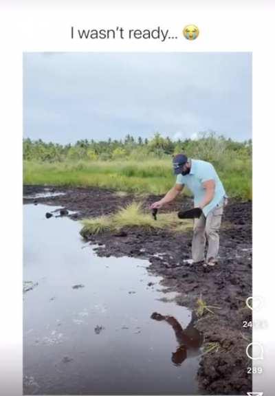 I hope my shoes don't get muddy