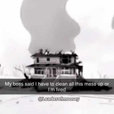 Gotta clean it all up