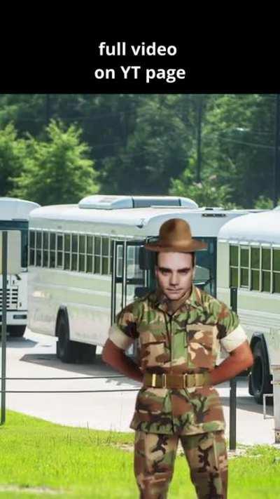 The a.i. Presidents are made to dump their bags and the Drill Sergeant finds some CONTRABAND.