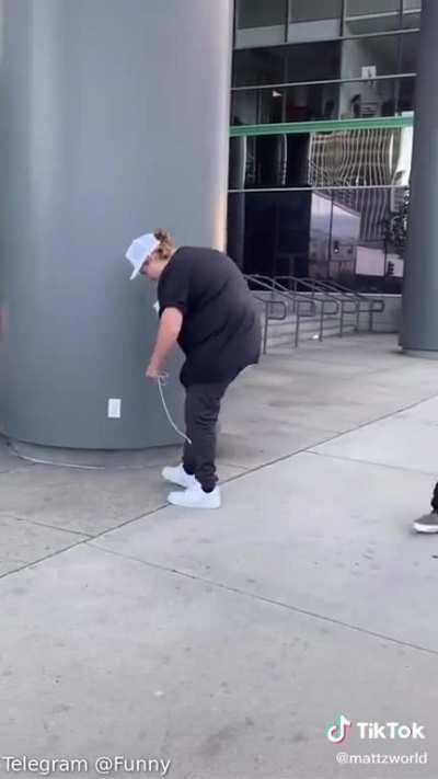 He scared the shit out of them.