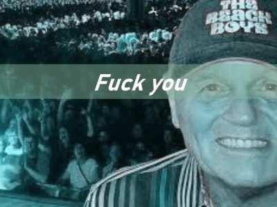 bruce johnston when a fan interacts with him