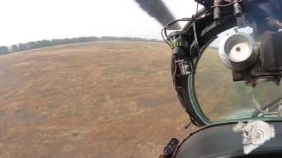 Ukrainian attack helicopter pilot 