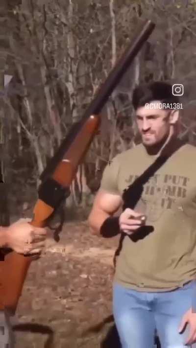 This Powerhouse of a rifle and it's recoil is amazing.