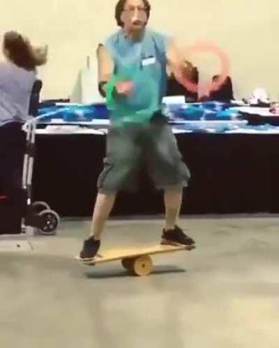 Seems like he must have taken too much of the right thing.