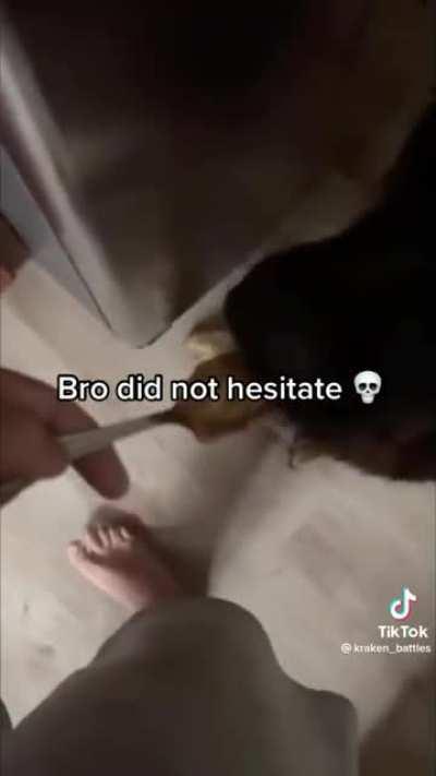 Bro needed the extra calories