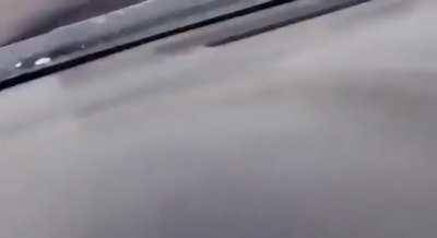 Другой ракурс, очевидно что была ракета