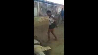 Judo throw, nailed it!