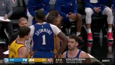 [Highlight] John Collins blesses Georges Niang with his his daily baptism