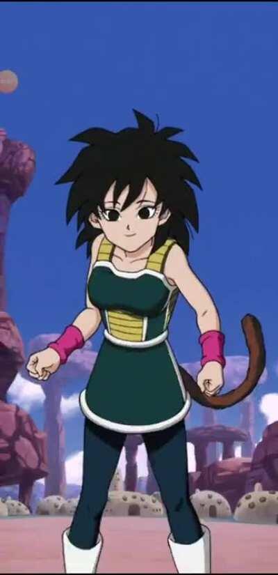 Bardock and gine active skill animations