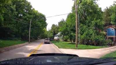 On my drive to work today