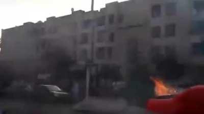 Never crowd around a car that was just blown up