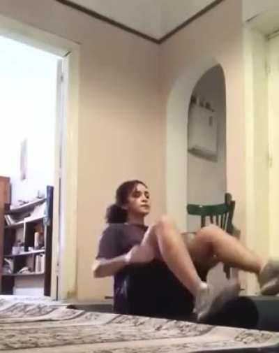 Can't workout in peace