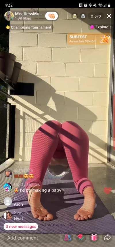 Haven't seen her in a while