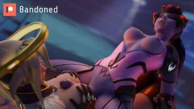 Futa Widowmaker titty fuck Mercy (Bandoned)
