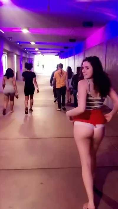 I love to tease your cock in public