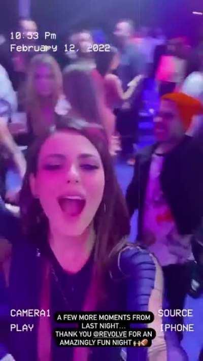 Another moment from last night