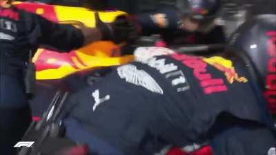 This world record 1.82 second pit stop in Formula One.