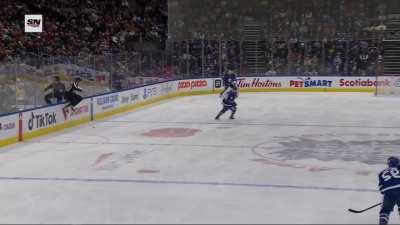 Samsonov assists Marner on a game tying powerplay goal.