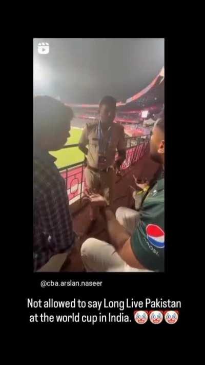 Pakistani fan not allowed to say Pakistan Zindabad in Bengaluru