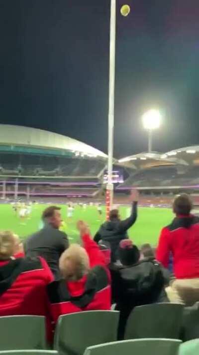 Why would you use your son to catch the ball.