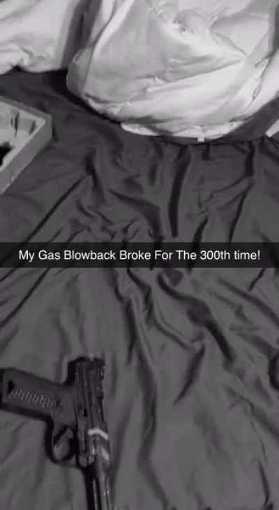 It’s broke so many times…