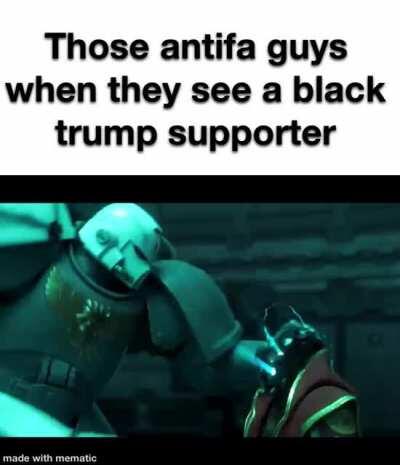 Race and political views are different! Trump 2020!