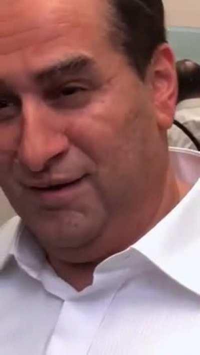 Colin Farrell improvising as Oz/The Penguin during the first makeup test for the character