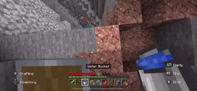 One of my cleanest water bucket saves