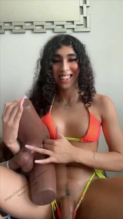 Ever been fucked by a girl with a big dick?