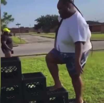 HMFT after this milk crate challenge is getting wild!