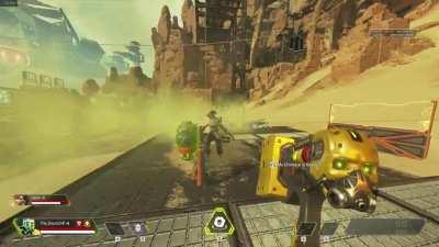 Caustic gas gets blocked by a-walls